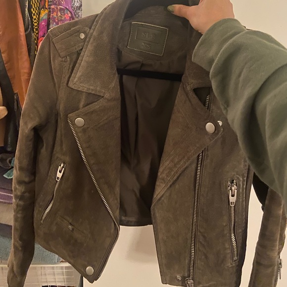 SL8 suede biker jacket - Picture 4 of 4